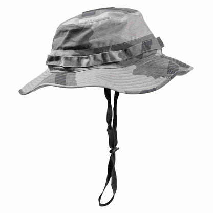 Black Gunpowder Military Tactical Camo Boonie Hat Hunting Fishing Outdoor